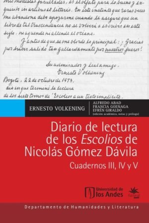 Diario de lectura de los Escolios de Nicolás Gómez Dávila