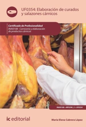 Elaboración de curados y salazones cárnicos. INAI0108 - Carnicería y elaboración de productos cárnicos