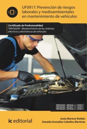Prevención de riesgos laborales y medioambientales en mantenimiento de vehículos. TMVG0209 - Mantenimiento de los sistemas eléctricos y electrónicos de vehículos