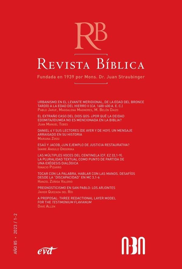 Revista Bíblica 2023/1-2 - Año 85