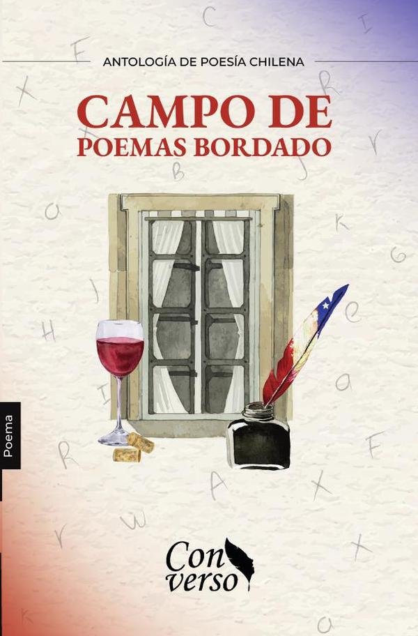 Campo de poemas bordado